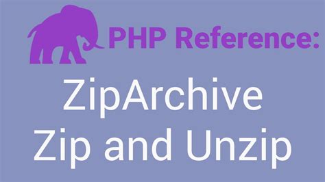 enable zip archive for php